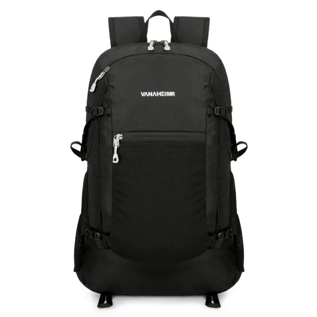 Hiking Backpack Men's Lightweight Folding Waterproof Hiking Bag Black - Shop at LoveMi