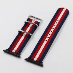 Fashion Personality Nylon Canvas Accessories Strap - 2 Hide 2 Red And White - View 1