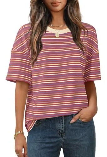 Fashion Casual All-matching Comfortable Short Sleeve Round Neck T-shirt - Wa40Rq250419Y157