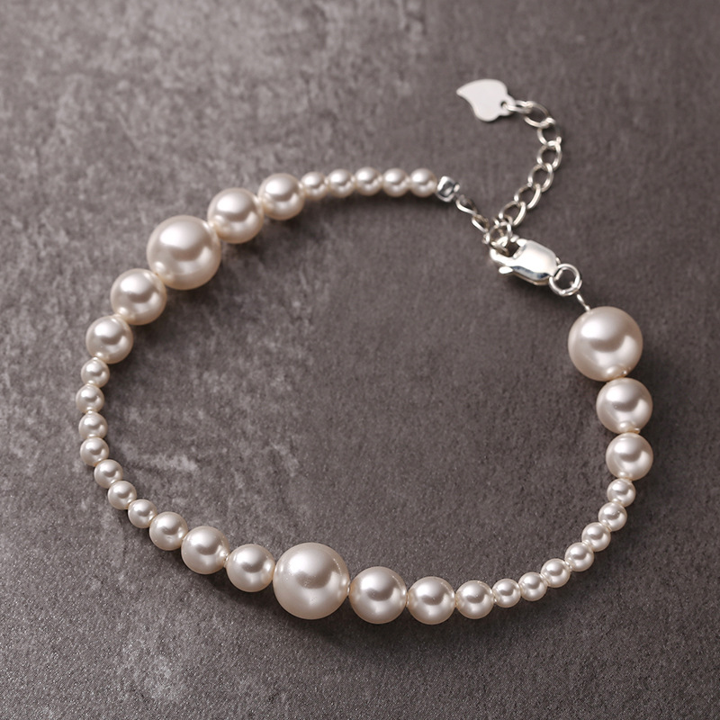 925 Sterling Silver Temperamental Sweet Geometric Bracelet