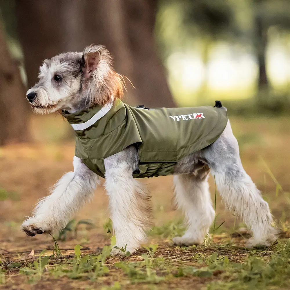 Dog Outdoor Windproof Rain Raincoat Puppy Reflective
