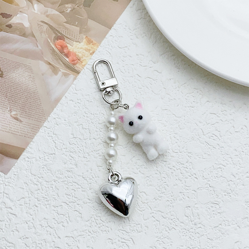 Kitten Stereo Phone Keychain Small Pendant