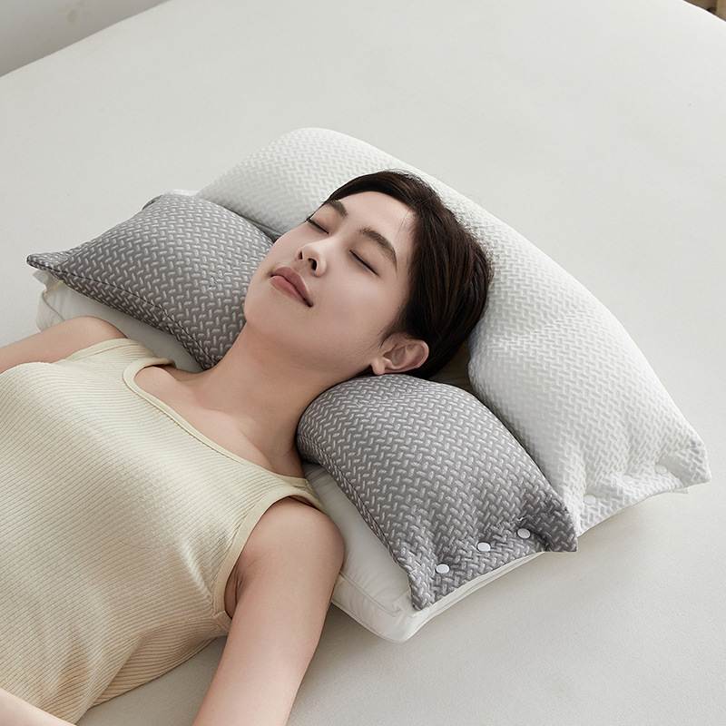 Double-layer Pillow For Cervical Support Improve Sleeping Household