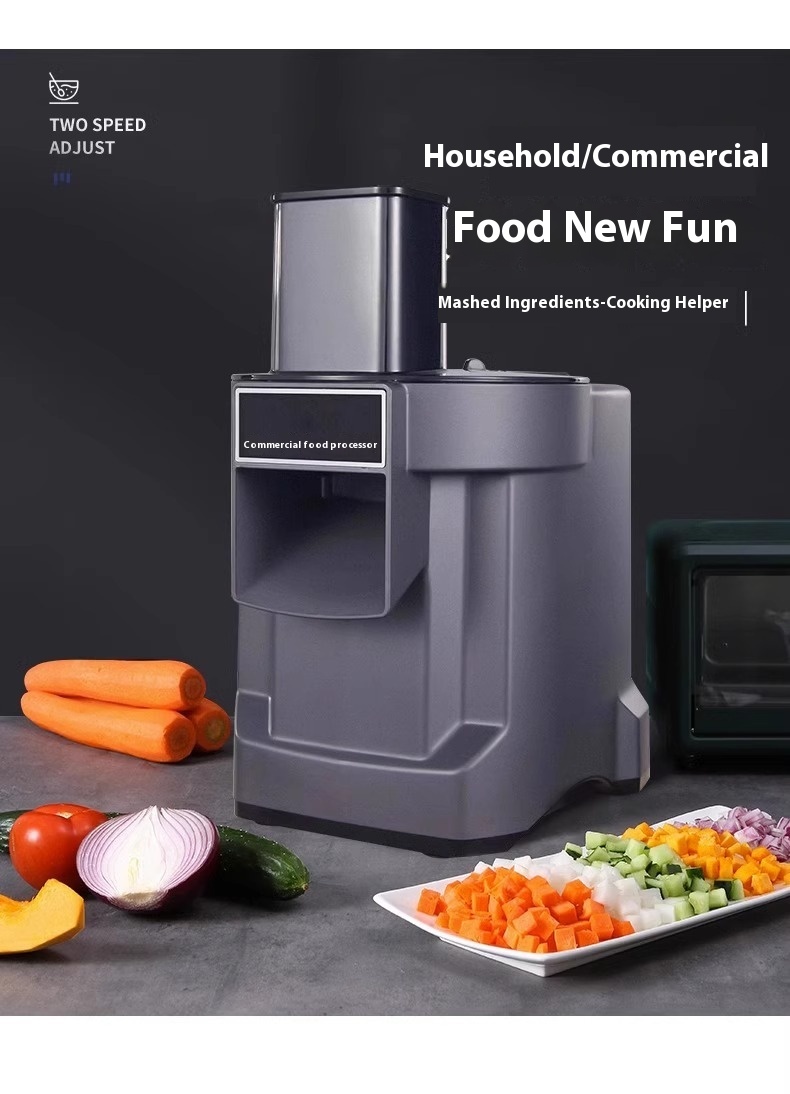 Commercial Vegetable Cutter Multi-function Automatic Dicing Slice - Image 7