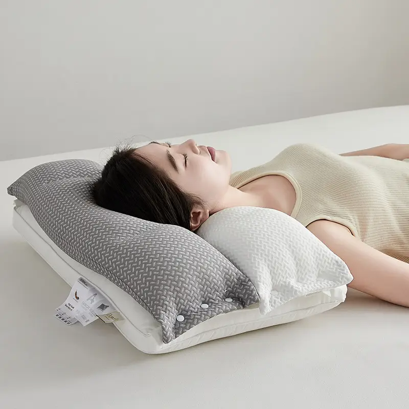 Double-layer Pillow For Cervical Support Improve Sleeping Household