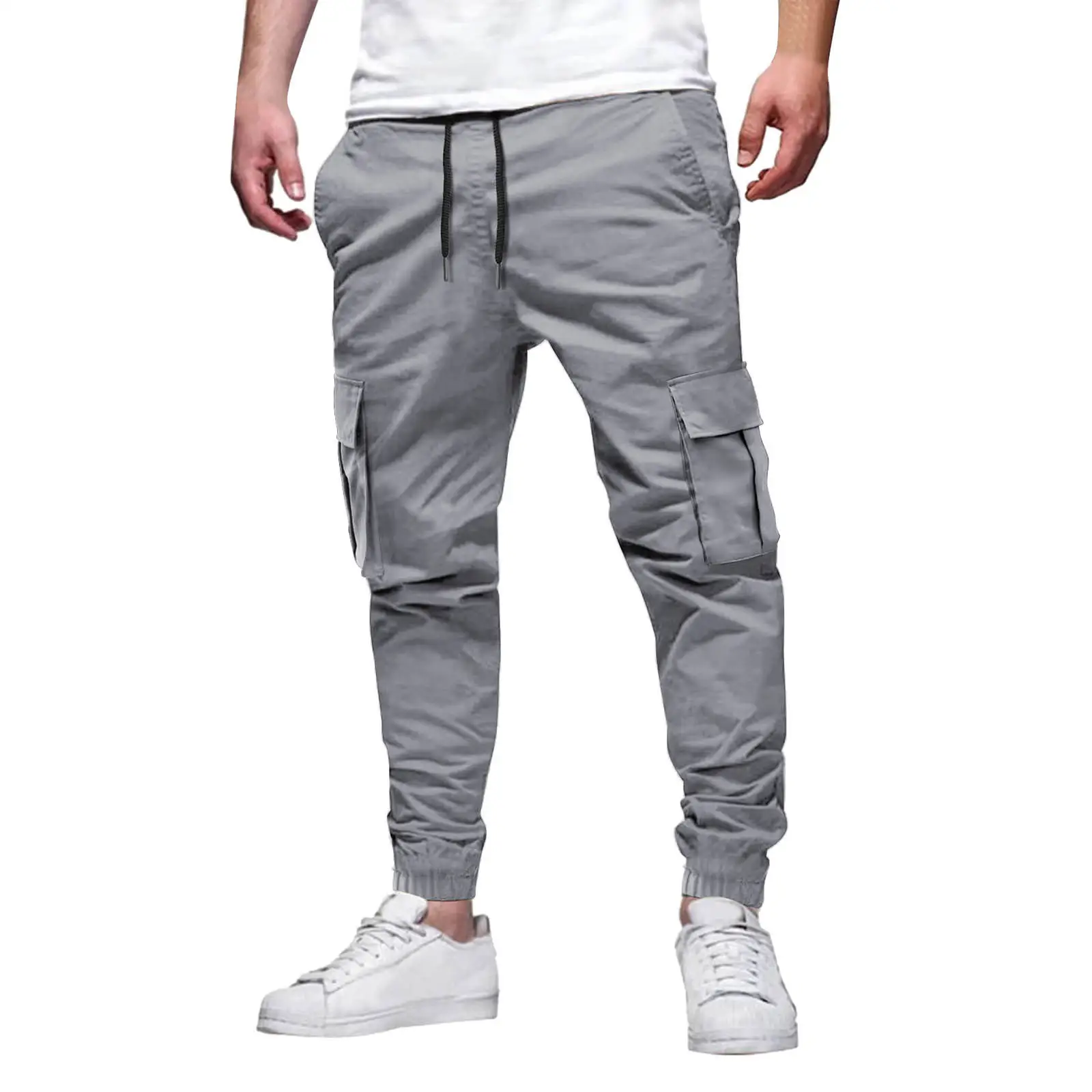 Men's Multi-pocket Drawstring Leisure Japanese Overalls