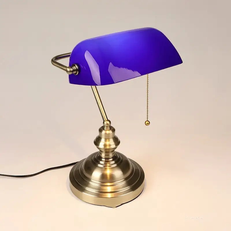 Vintage Ornament European Desk Conference Room Office Study Bedroom Bedside Lamp