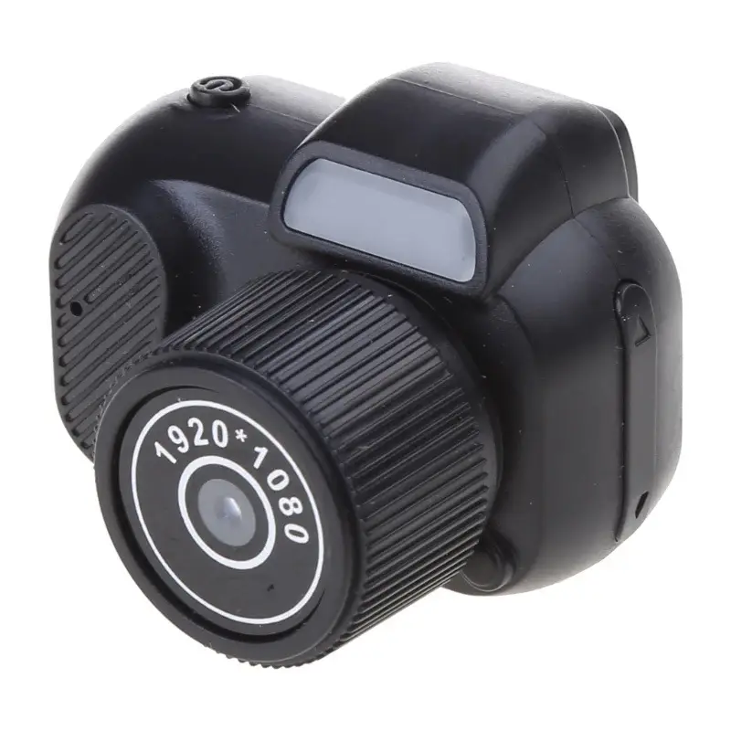 Retro Mini Camera with Screen Indoor Home Outdoor 1080p HD Portable Very Small