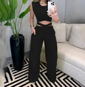 Female Fashion Backless Slim Fit Yellow Suit Black - Shop at LoveMi