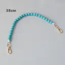Vintage Turquoise Bag Chain Resin Chain view 5