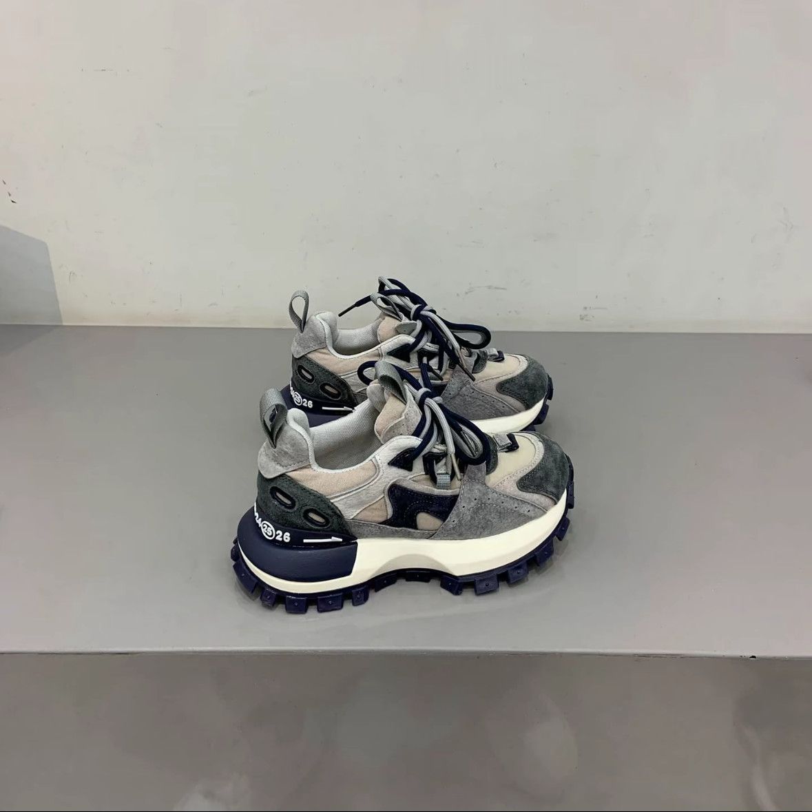 Faux Leather Dad Sneakers, picture 3 of 3