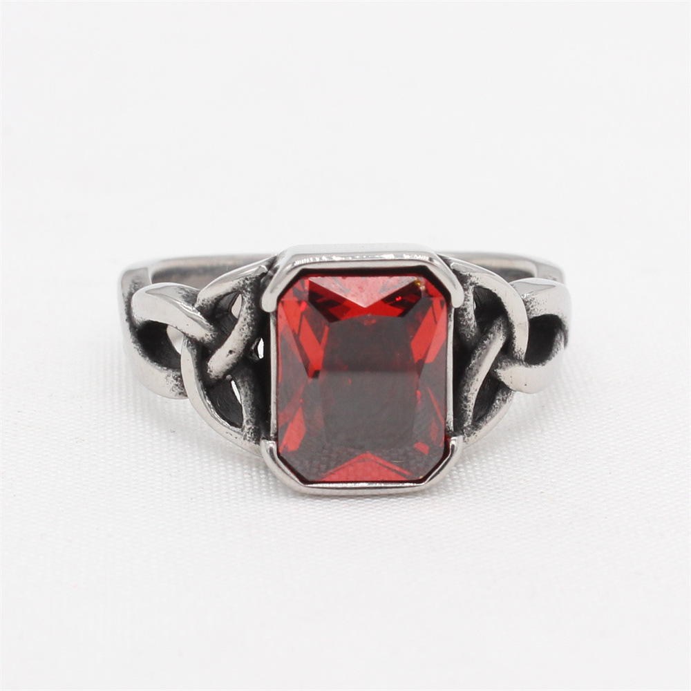 Personality Retro Titanium Steel Ring