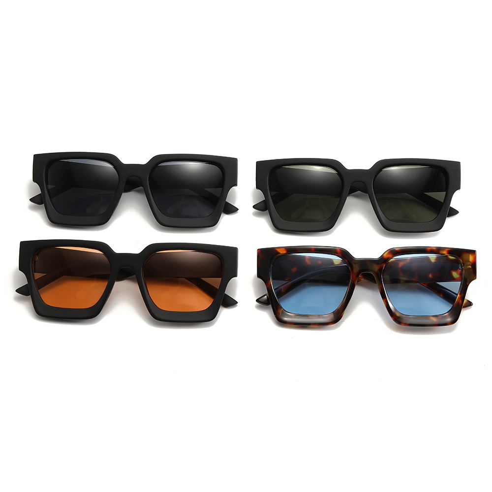 UV-proof Large Frame Sunglasses