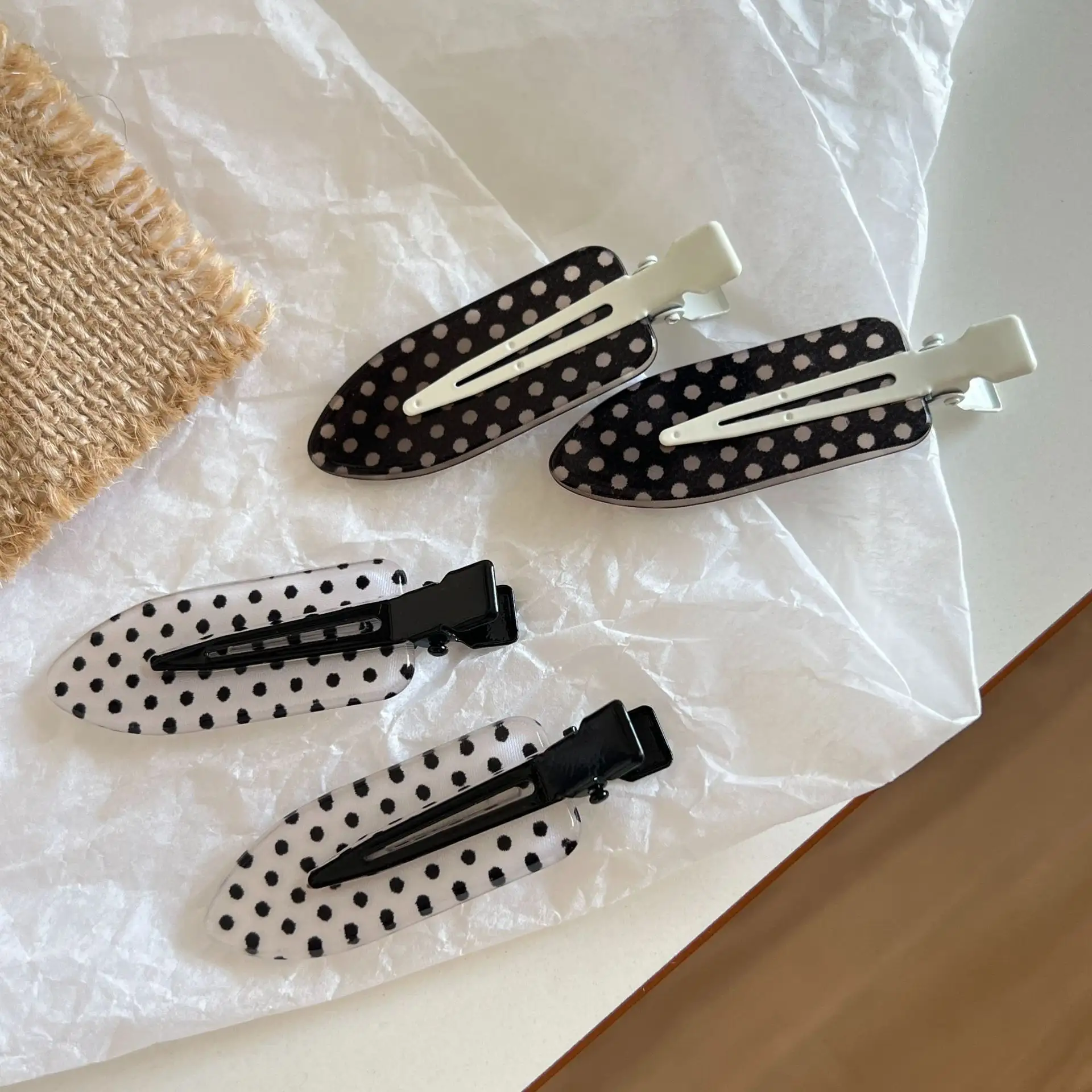 Black And White Polka Dot Series Simple
