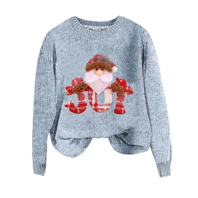 Womens Autumn Tops With Christmas Elements Ff050907579 L - Shop at LoveMi