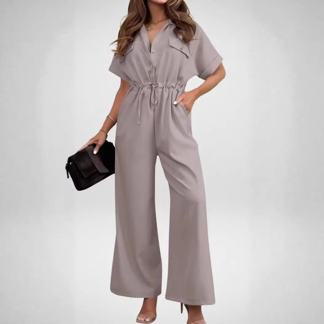 Fashionable Casual Women's Workwear Jumpsuit