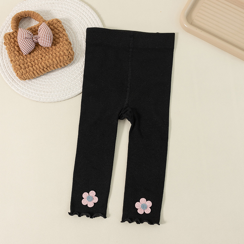 Autumn And Winter Girls Trousers Thickened, Sanded Fabric Thin Pantyhose - Image 6