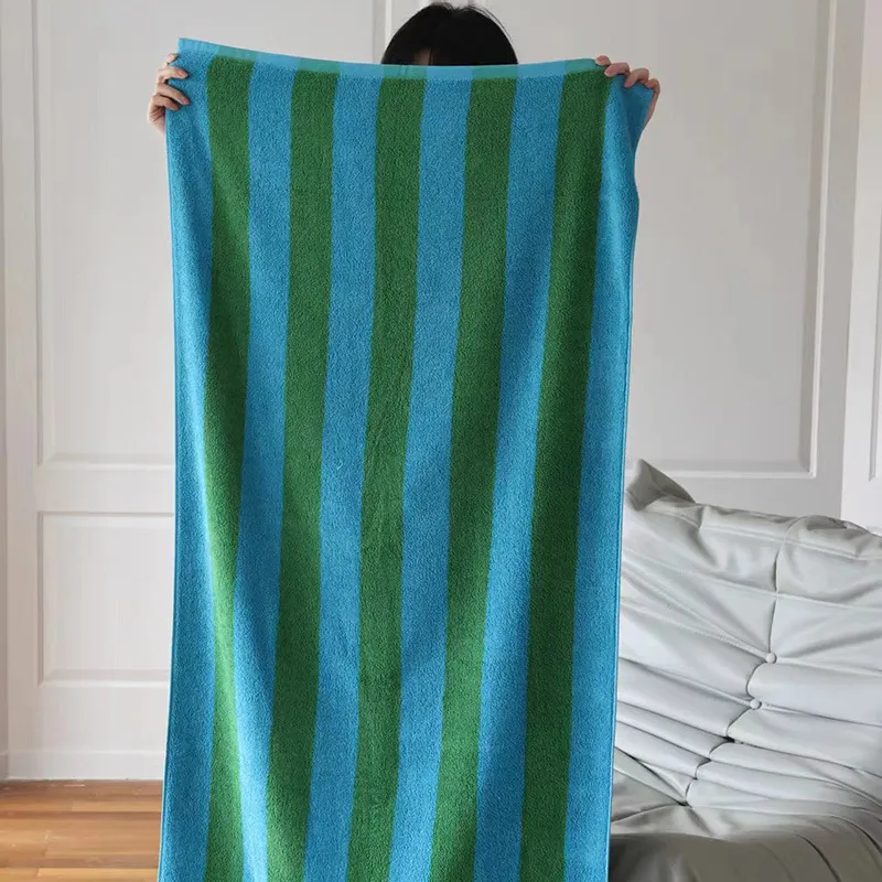 Mori Pinstripe Retro Style Cotton Towel