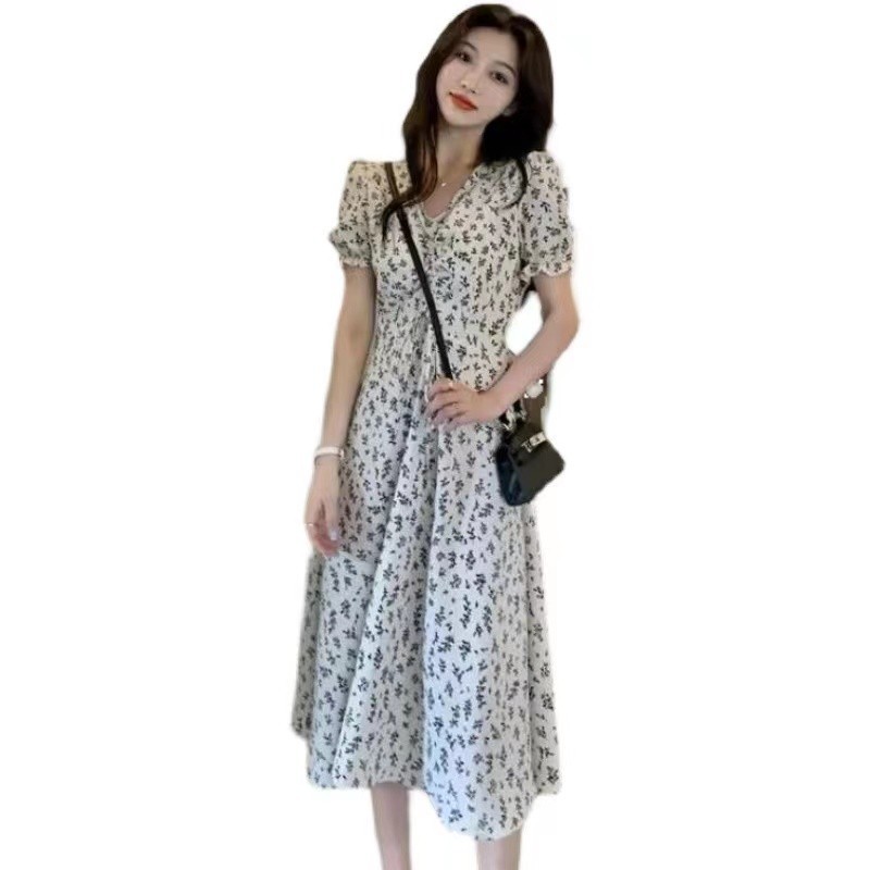 A-line Dress Thats Below-the-knee And Slimming