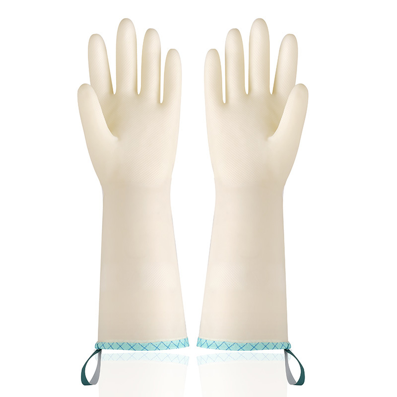 Household Kitchen Durable Waterproof Dishwashing Nitrile Glove