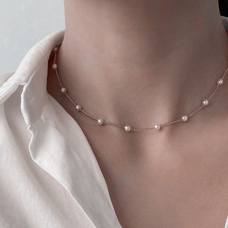 Womens Retro Alloy Layered Clavicle Necklace - Image 12