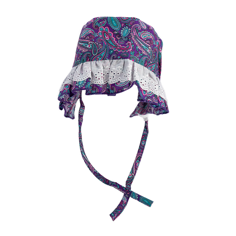 Purple Paisley Hat