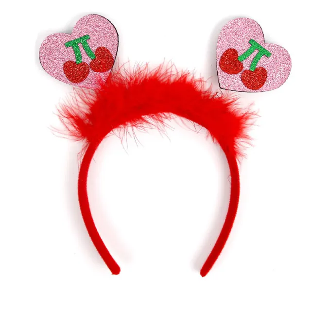 Red Heart Headband Accessories Three dimensional No 20 Style Love - Shop at LoveMi