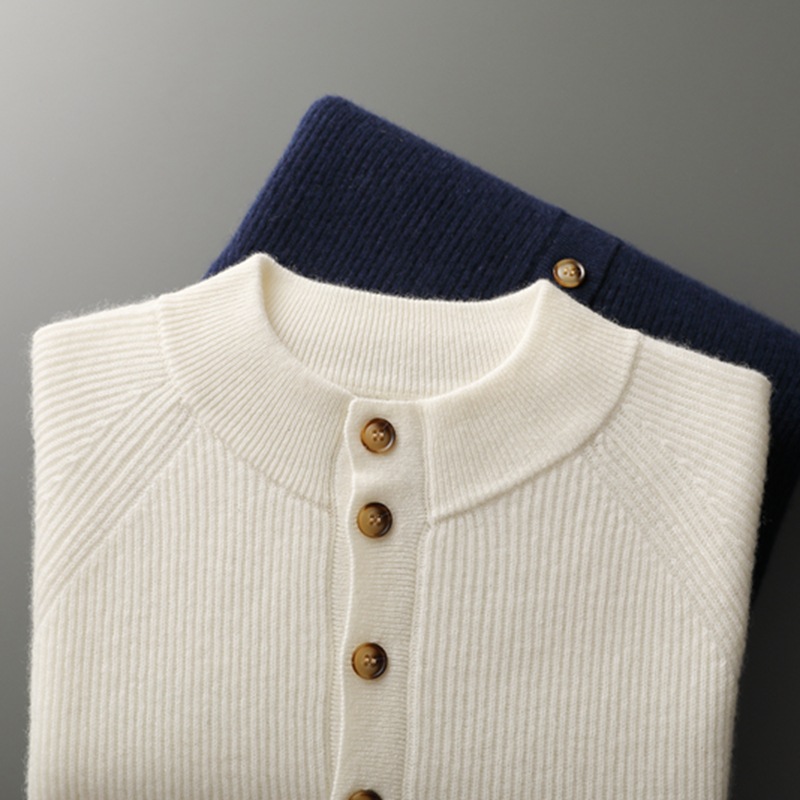 Autumn And Winter New Semi-high Neck Cashmere Sweater - Image 1