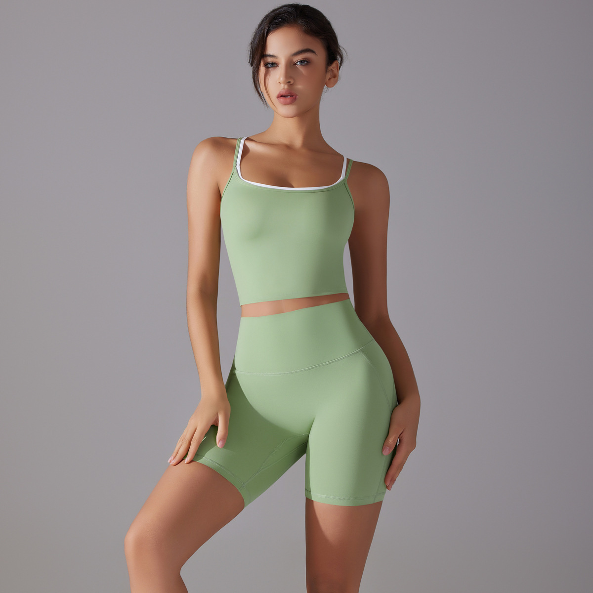 Sports Shorts Running Fitness Yoga Suit