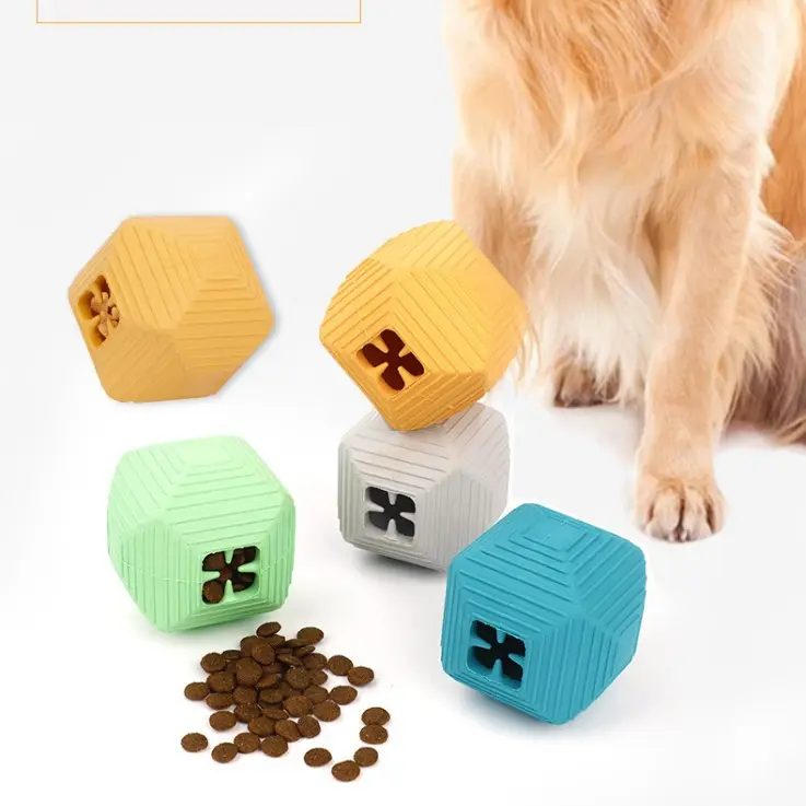 Pet Dog Puzzle Training Toy Bite-resistant Rubber