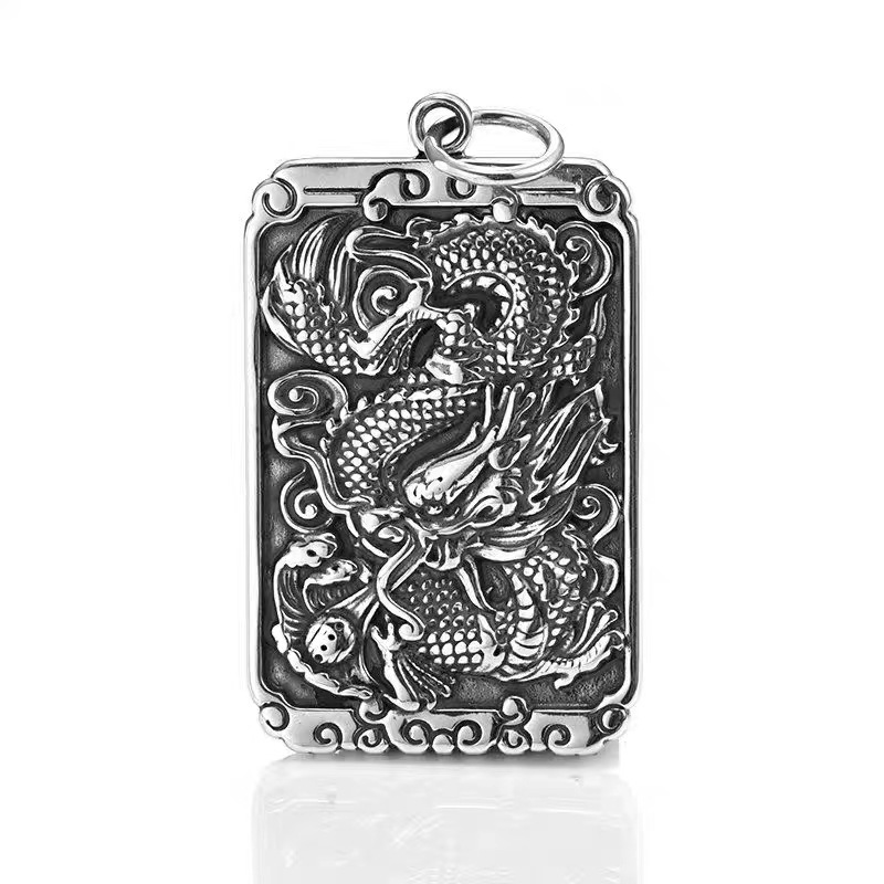 Men's Personality Retro Titanium Steel Necklace