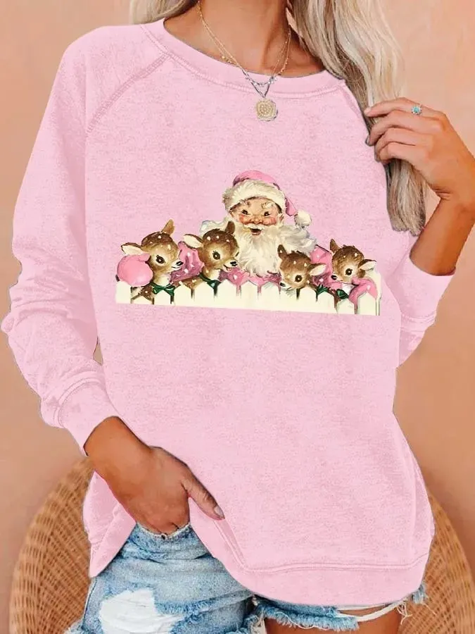 Women's Sports And Leisure Round-neck Non-hoodie Pullover Long Sleeve Sweater - G67Z13