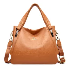 High-Capacity Niche-Design Tote Bag Elegant Shoulder Bag For Midlife Moms - Khaki - View 1