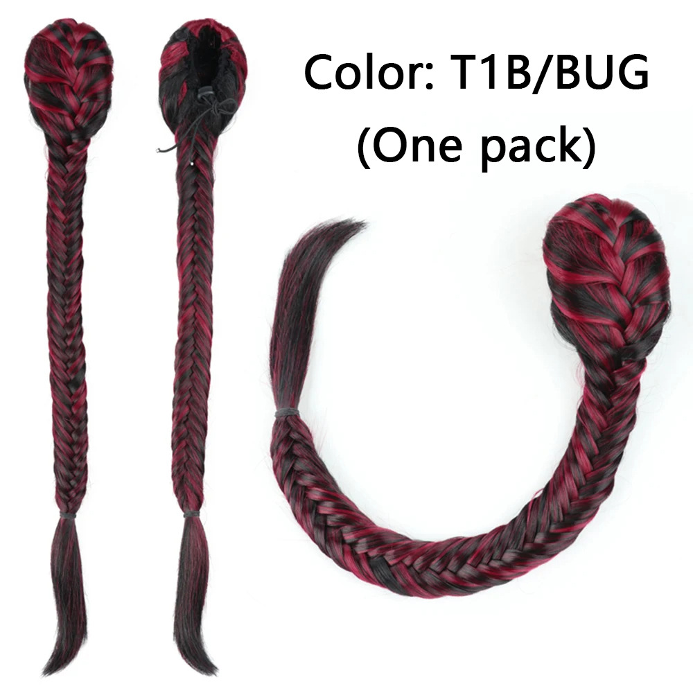 Synthetic Braided Fishtail Horse Tail Women's Wig 15