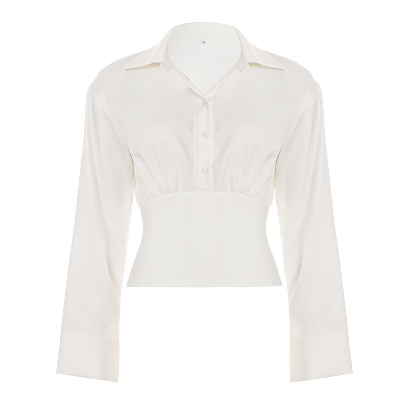 Stylish And Minimalist Long Sleeve Top For Women - Image 5