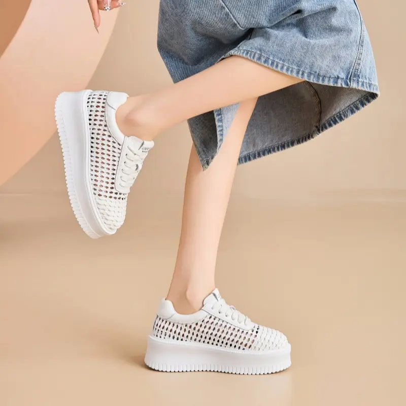 Womens Fashionable Casual Hollow-Weave Shoes