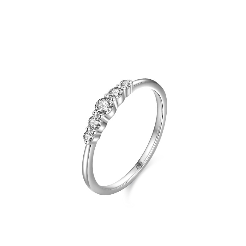 Women's Korean-style Simple S925 Sterling Silver Ring