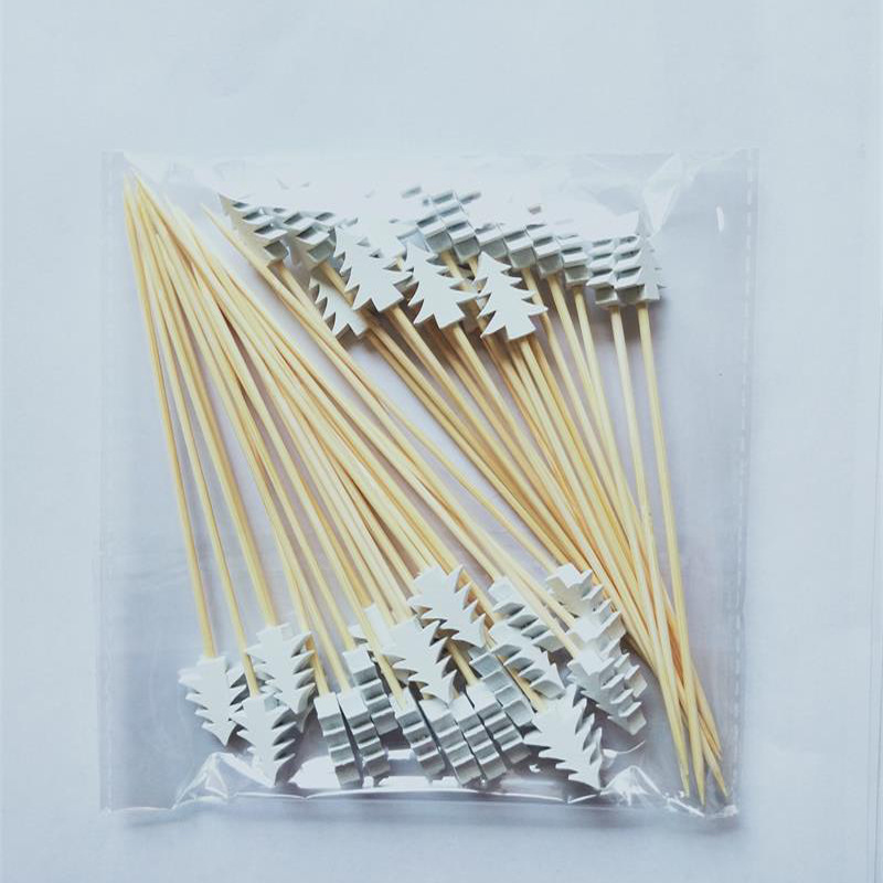 Title 8, Fruit Toothpick Disposable Bamboo Stick Snowfla...