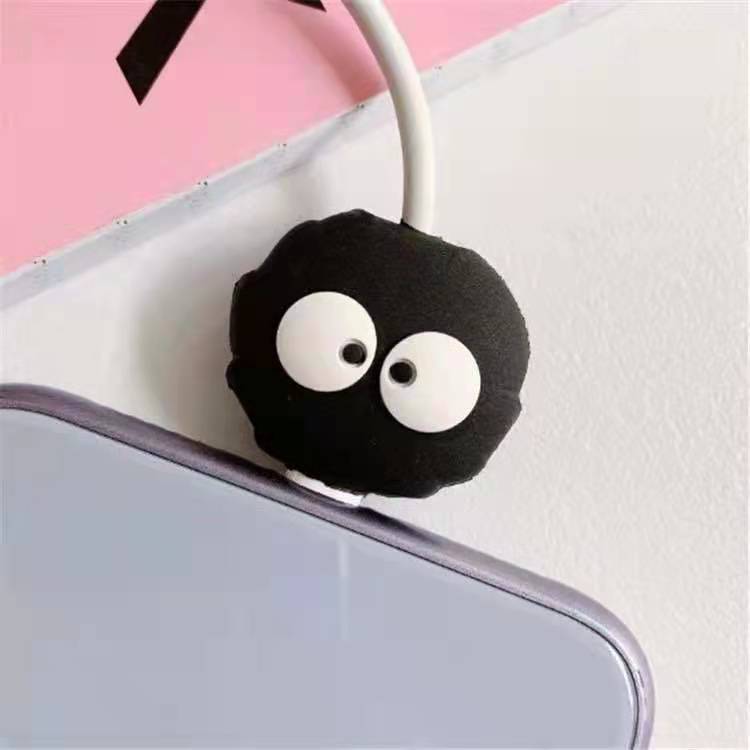 Cartoon Data Anti-folding Implement Bite USB Cable Protection Sleeve