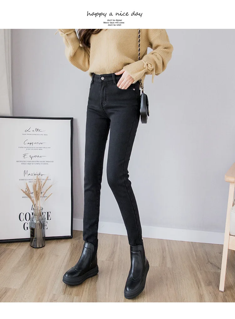 Title 6, Womens Thickened Velvet Jeans Warm Winter Pant...