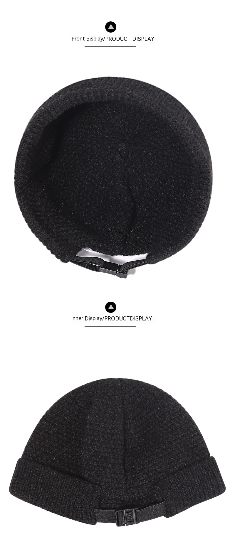 Outdoor Autumn And Winter Warm Hemming Knitted Woolen Cap — foto 7
