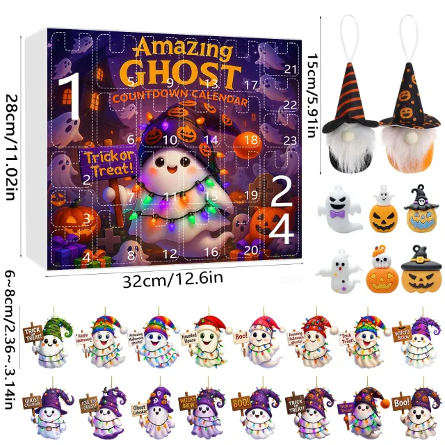 Ghost Pumpkin Doll Blind Box Christmas Tree Dress Up Holiday Ornaments G Style - Shop at LoveMi