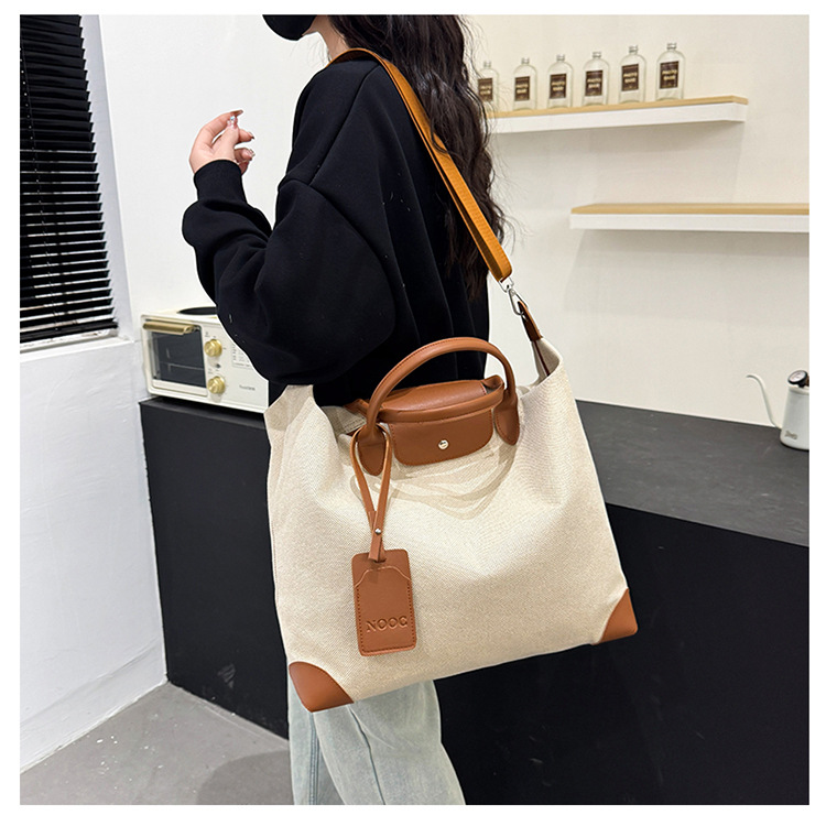 Brown Accent Carry-On Tote