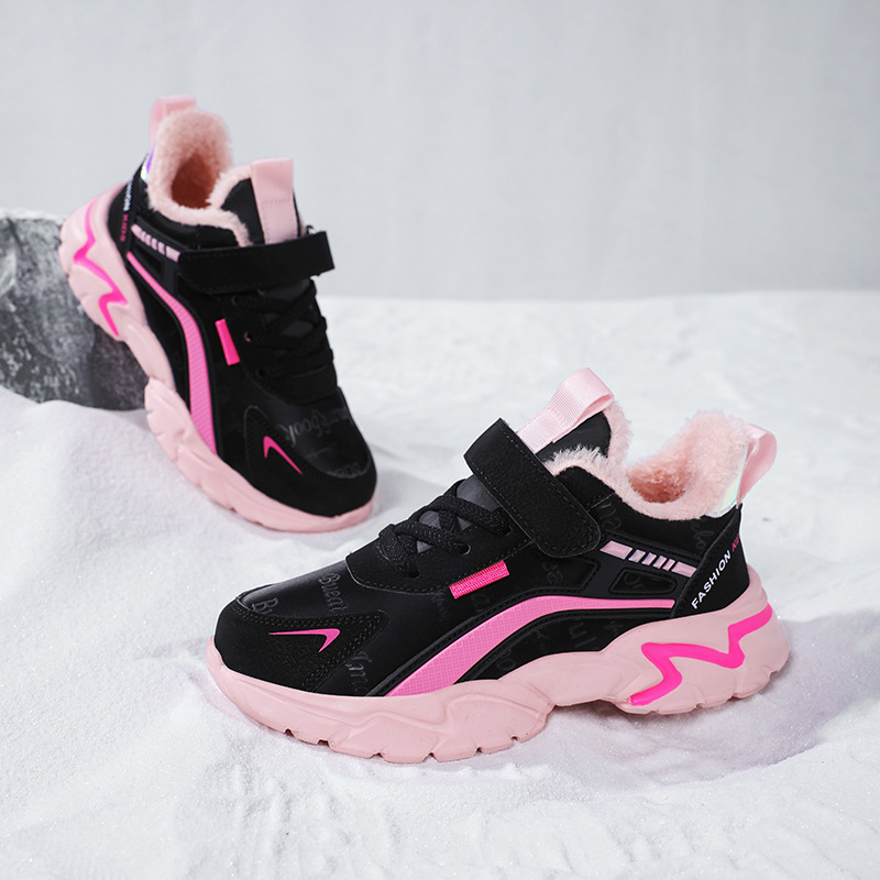 Waterproof Leather Girls Casual Sneaker - Image 3