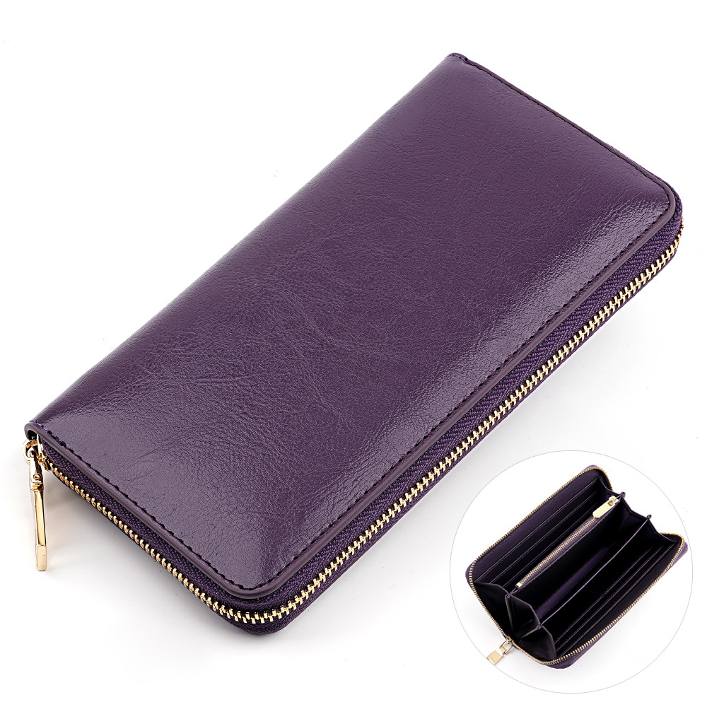 Womens Fashionable High-Capacity Zipper Wallet, picture 4 of 12