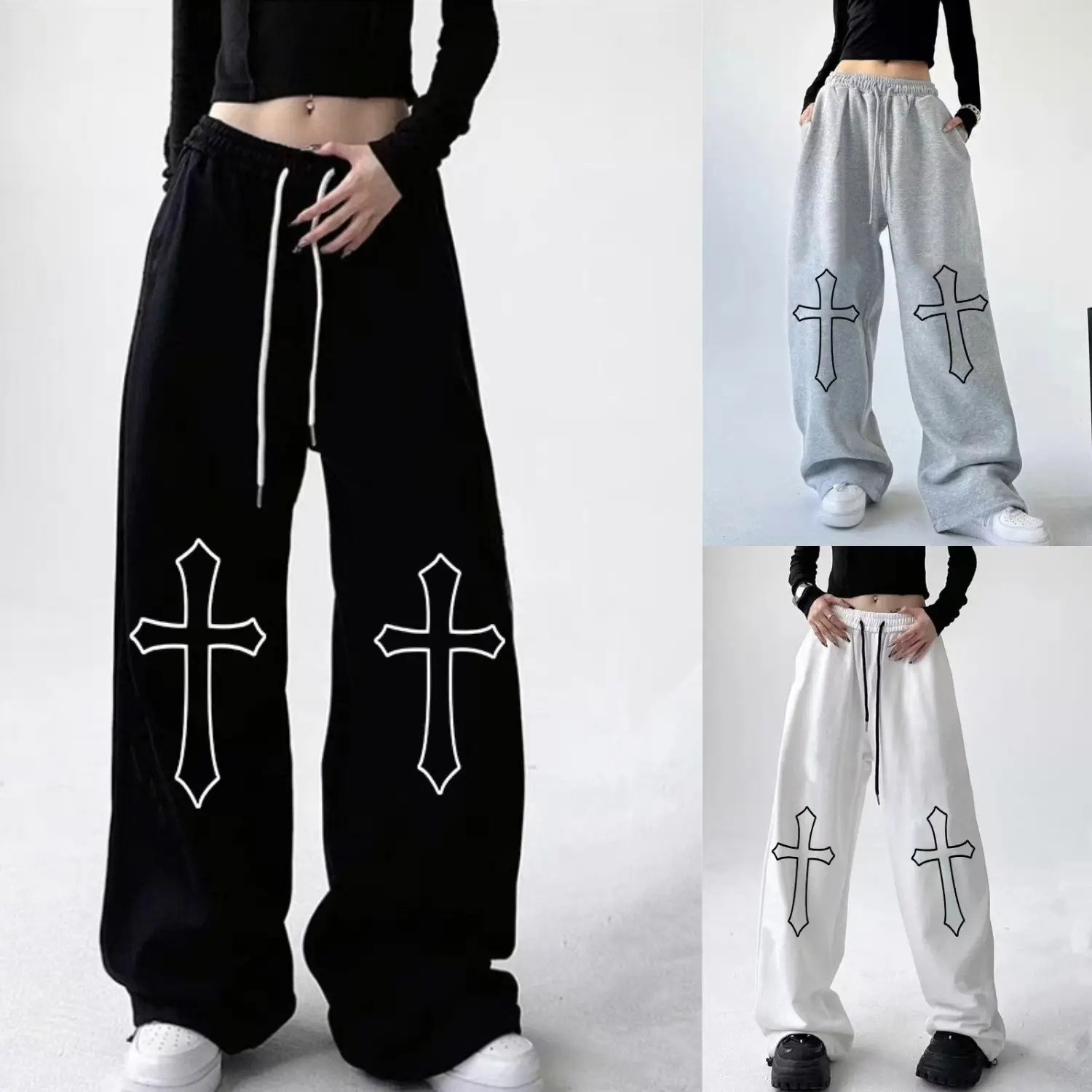 High Waist Drawstring Loose Hot Girl Style
