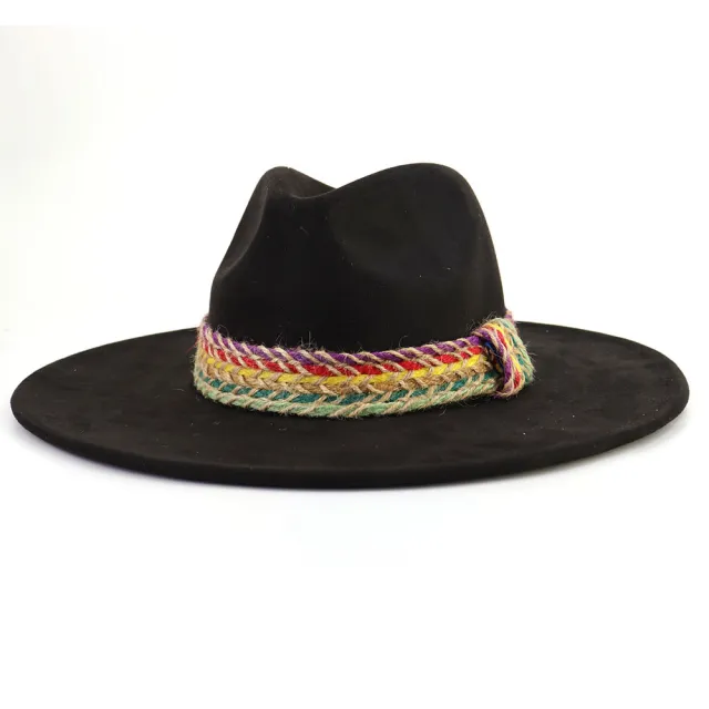 New Wide Brim Top Hat For Women Black - Shop at LoveMi