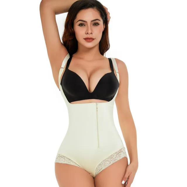 LaTeX Shapewear Women's Underwear Belly Contraction Bodybuilding Vest Skin Color Xxl - Shop at LoveMi