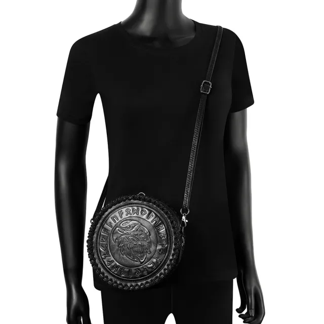 Viking Belt Woven Coin Purse Knight Retro Embossing Waist Bag Fbg207Bk - Shop at LoveMi