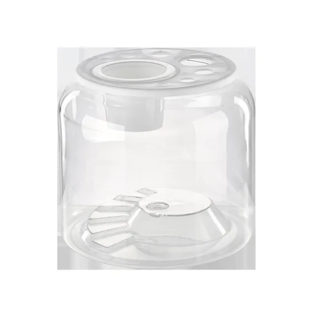 Transparent Plastic Ecological Desktop Landscaping Feeding Fish Tank No 4019 Turtle Jar With Lid - Shop at LoveMi